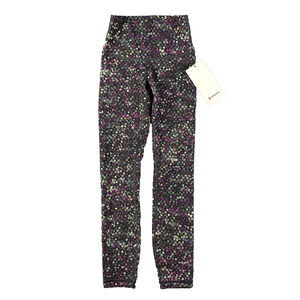 Lululemon Wunder Under HR Tight 25" FLRM Floral Black Size 2